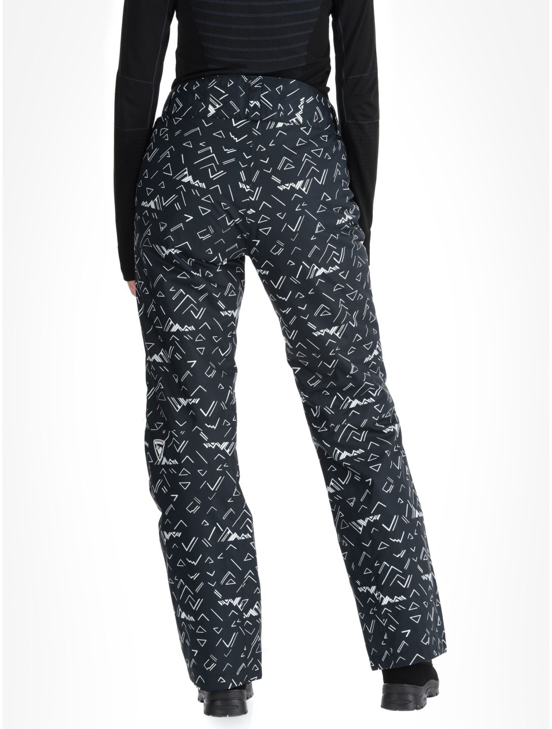 Rossignol, W Staci Print skibroek dames Black zwart 