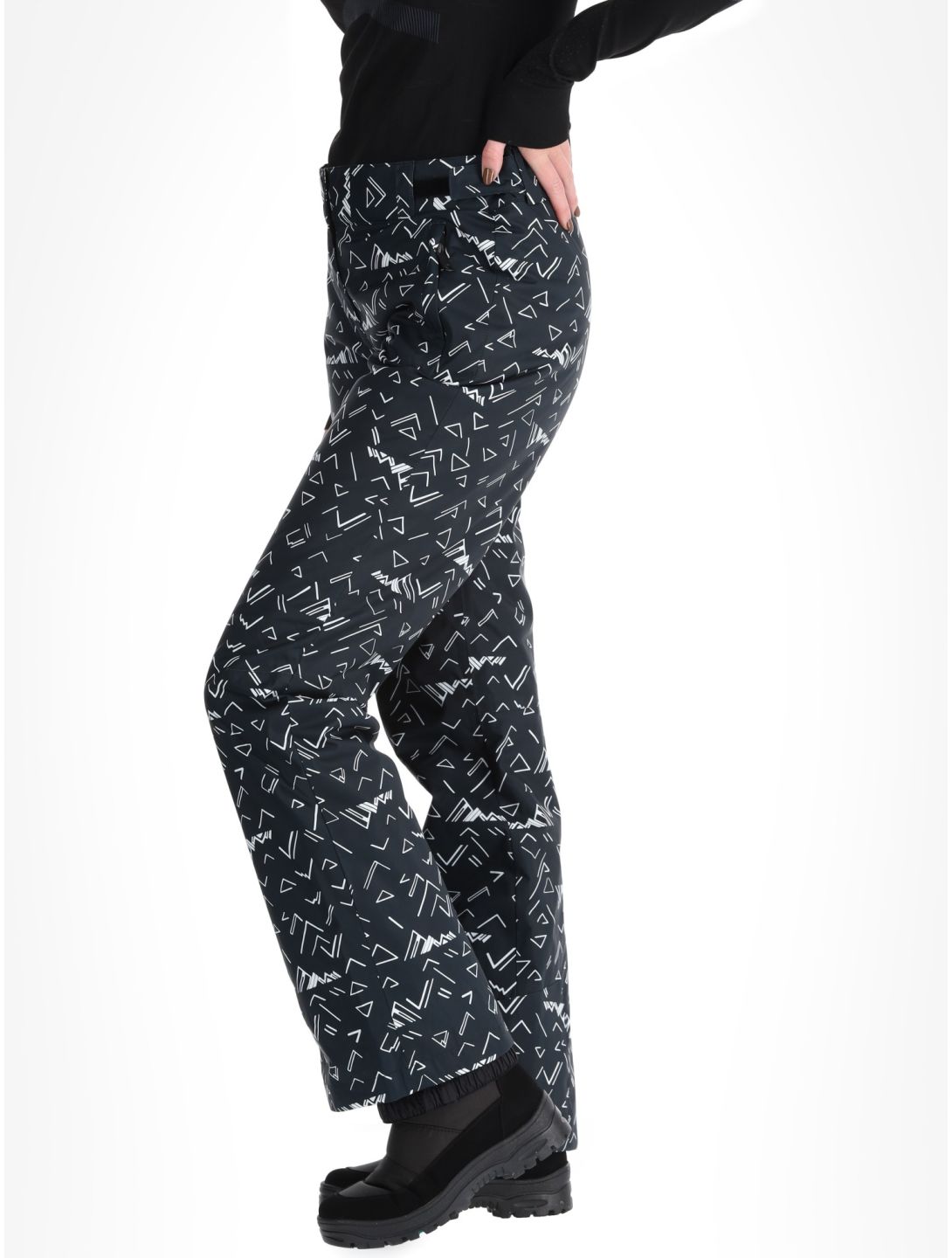 Rossignol, W Staci Print skibroek dames Black zwart 