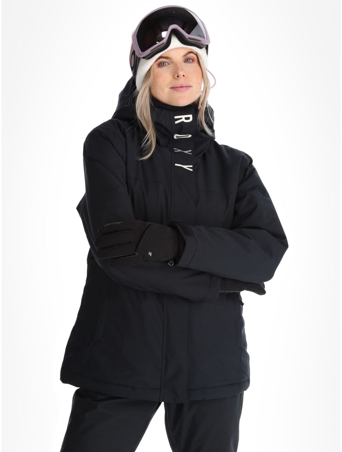 Roxy, Galaxy ski-jas dames True Black zwart 