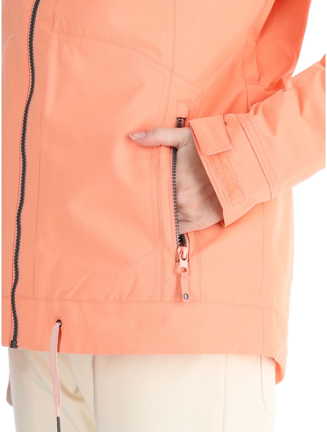 Roxy, Meade ski-jas dames Peach Pink roze 