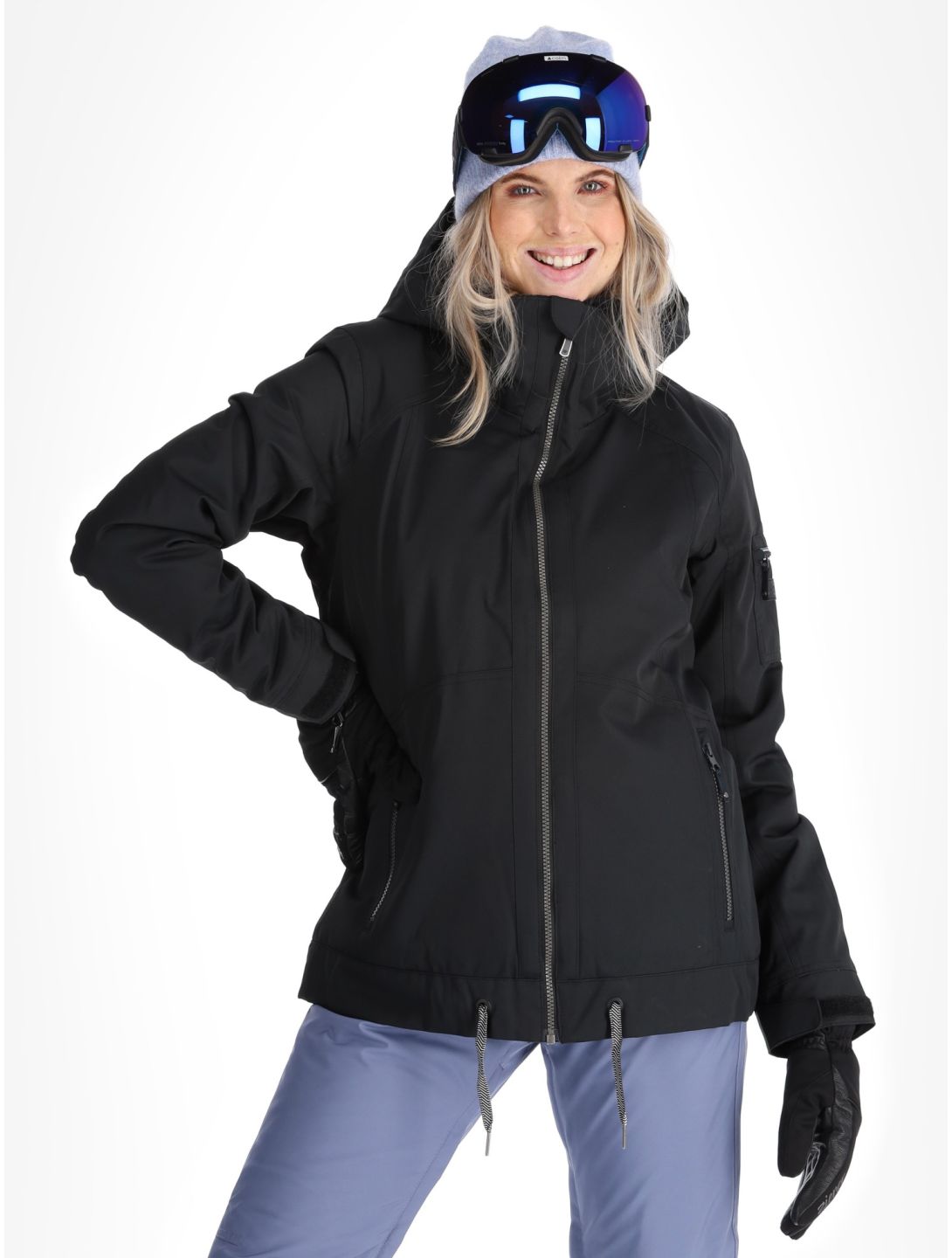 Roxy, Meade ski-jas dames True Black zwart 