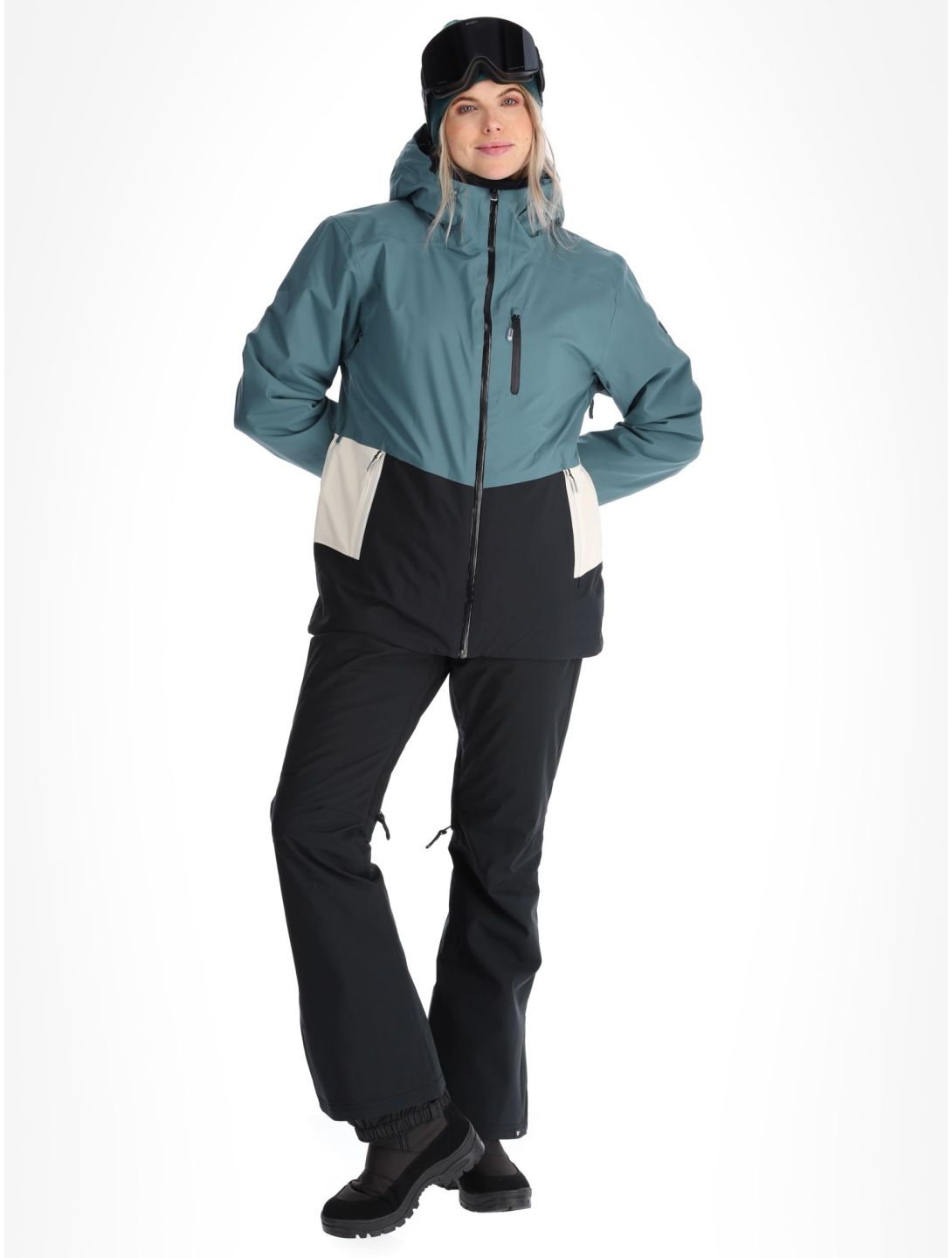 Roxy, Peakside ski-jas dames Sea Pine groen 