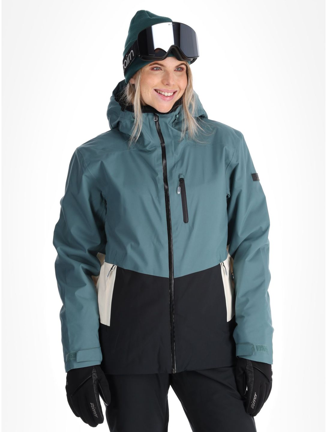 Roxy, Peakside ski-jas dames Sea Pine groen 