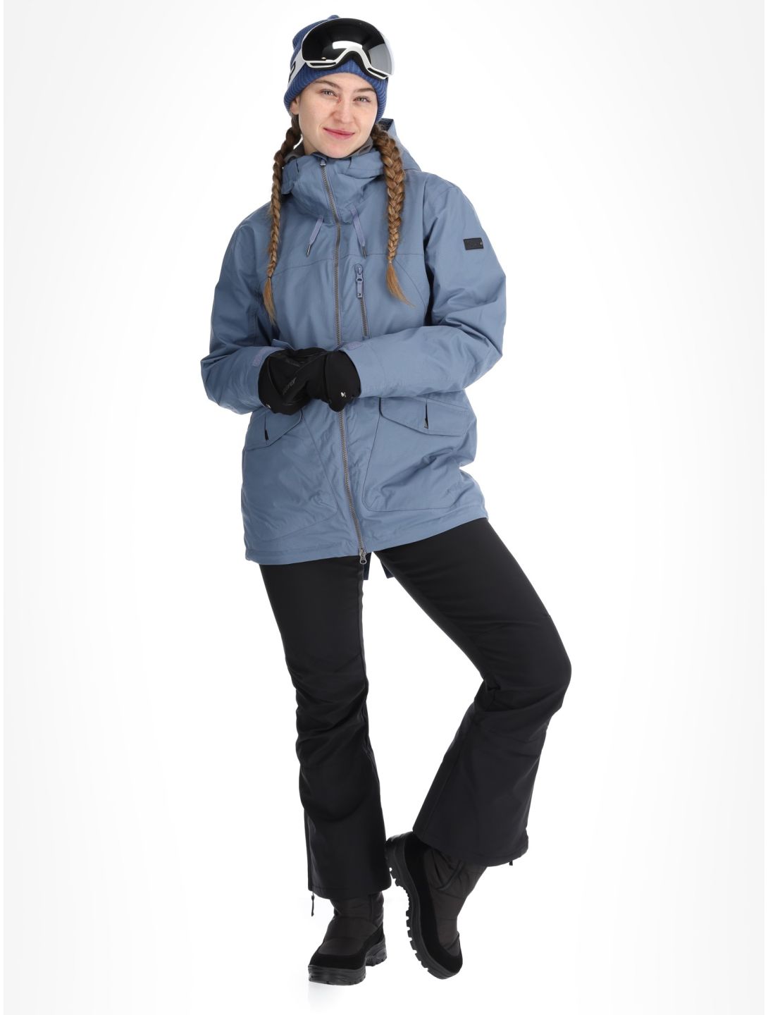 Roxy, Stated ski-jas dames Wild Wind blauw 