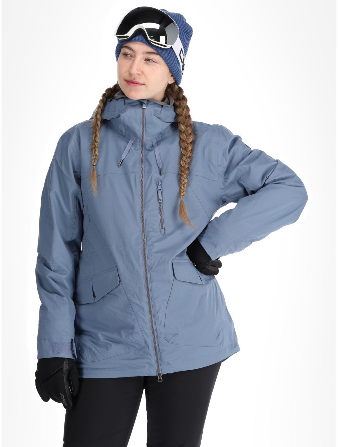 Roxy, Stated ski-jas dames Wild Wind blauw 