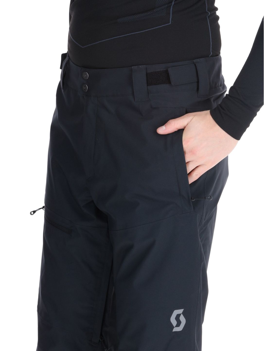 Scott, Pants M's Ultimate Dryo 10 skibroek heren Black zwart 