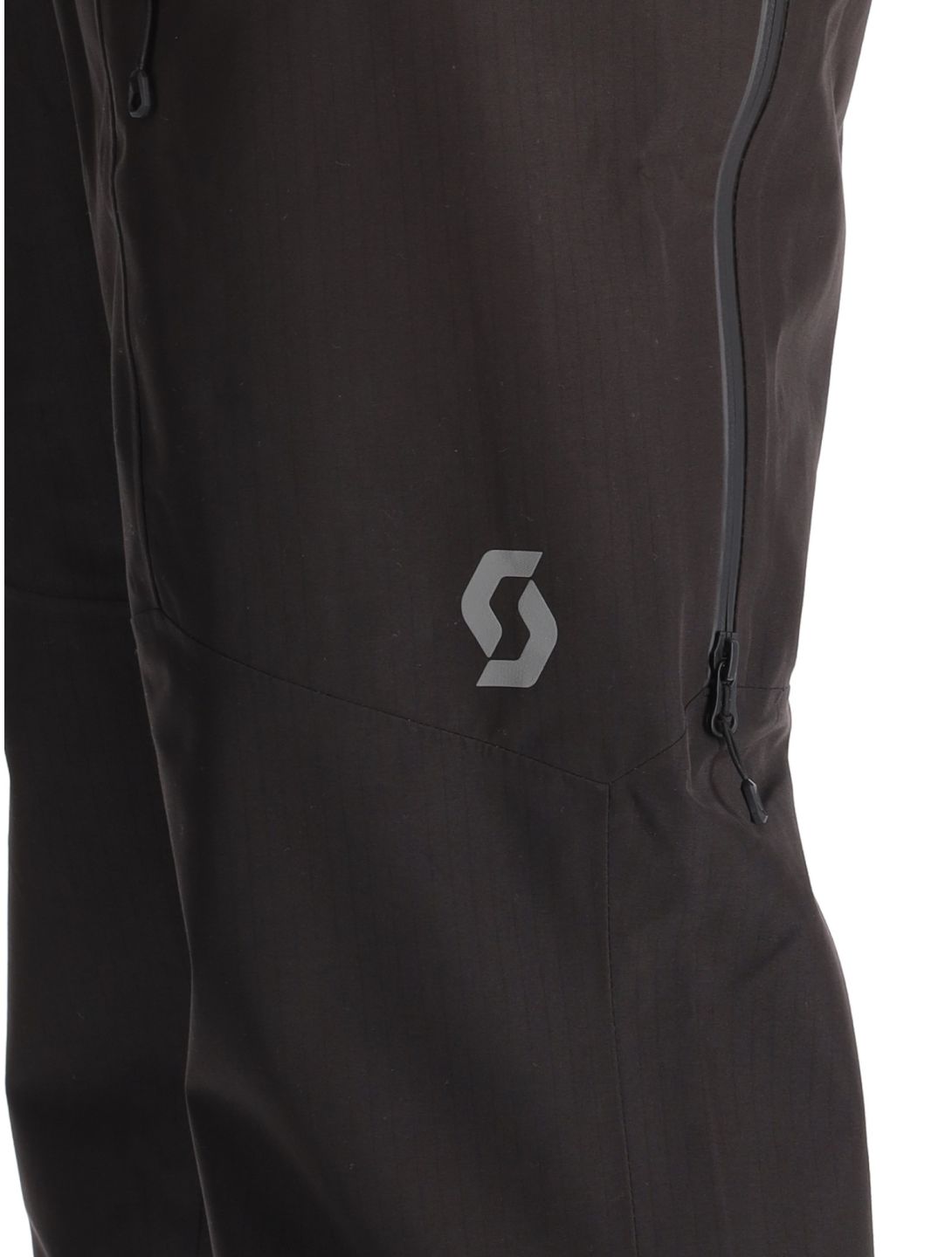 Scott, Pants M's Vertic Ripstop 3L hardshell skibroek heren Black zwart 