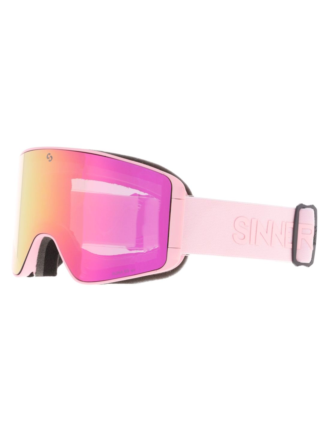 Sinner, Aura skibril extra lens unisex Matt Pink roze 