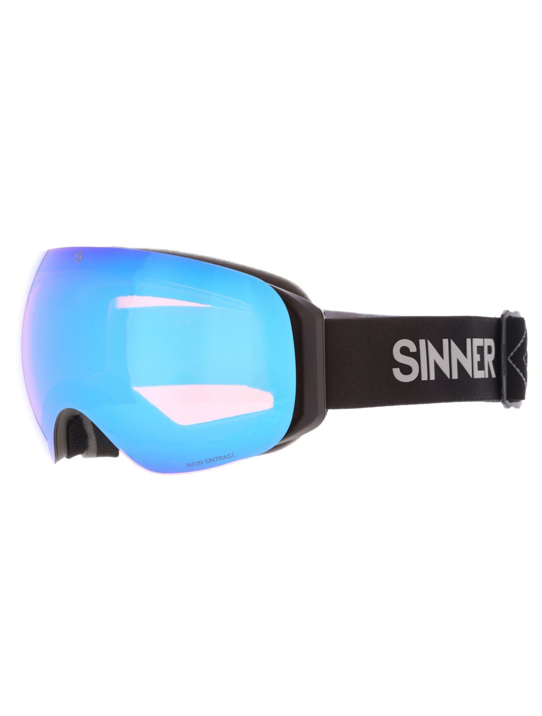 Sinner, Avon skibril unisex Matt Black zwart 