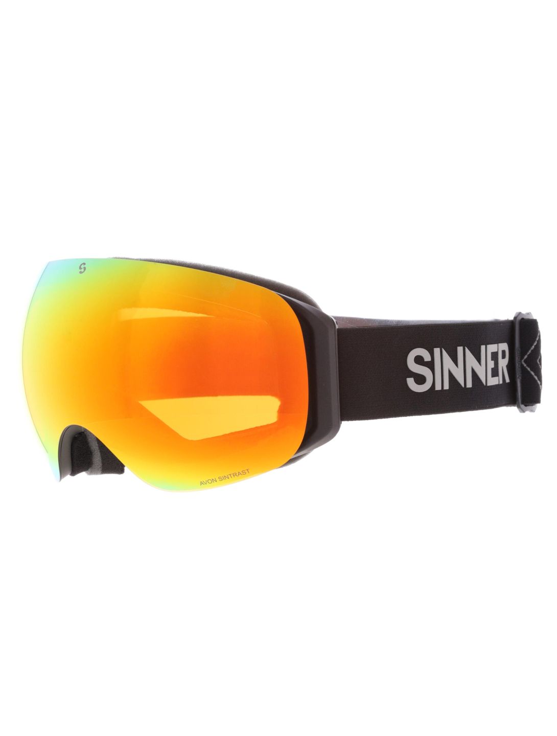 Sinner, Avon skibril unisex Matt Black zwart 