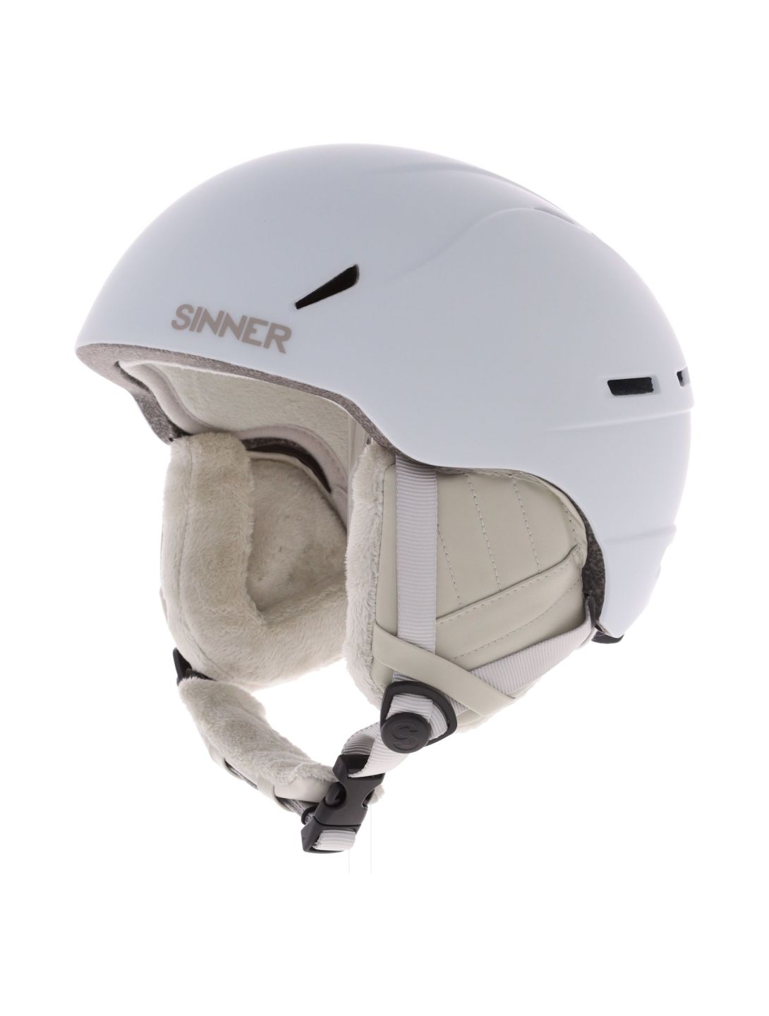 Sinner, Crest skihelm unisex Matt White wit 