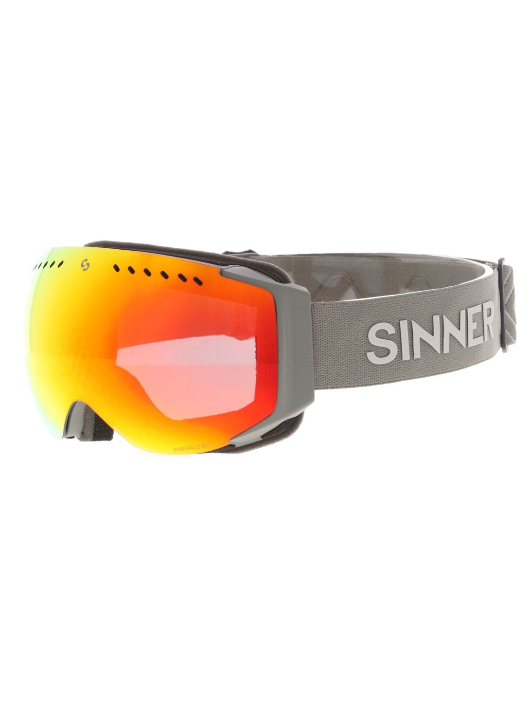 Sinner, Emerald skibril unisex Matt Moss Green groen 