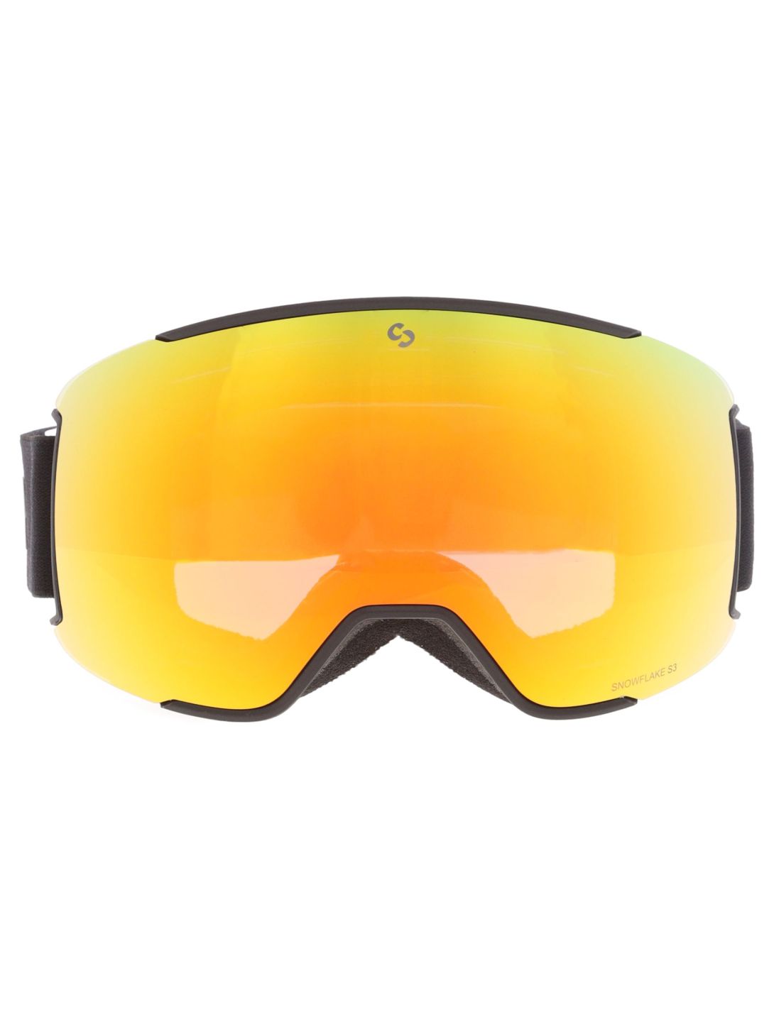 Sinner, Snowflake skibril extra lens unisex Matt Black zwart 