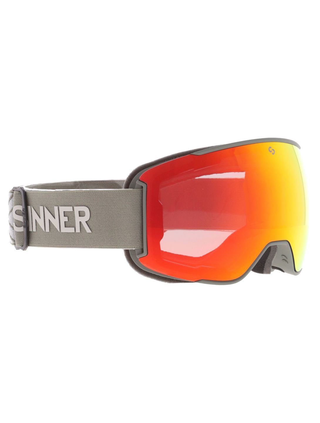 Sinner, Snowflake skibril extra lens unisex Matt Moss groen 