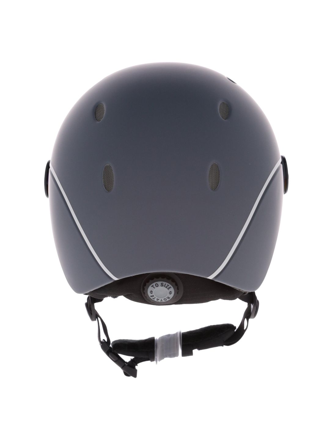 Sinner, Titan Visor skihelm met vizier unisex Matt Dark Grey grijs 