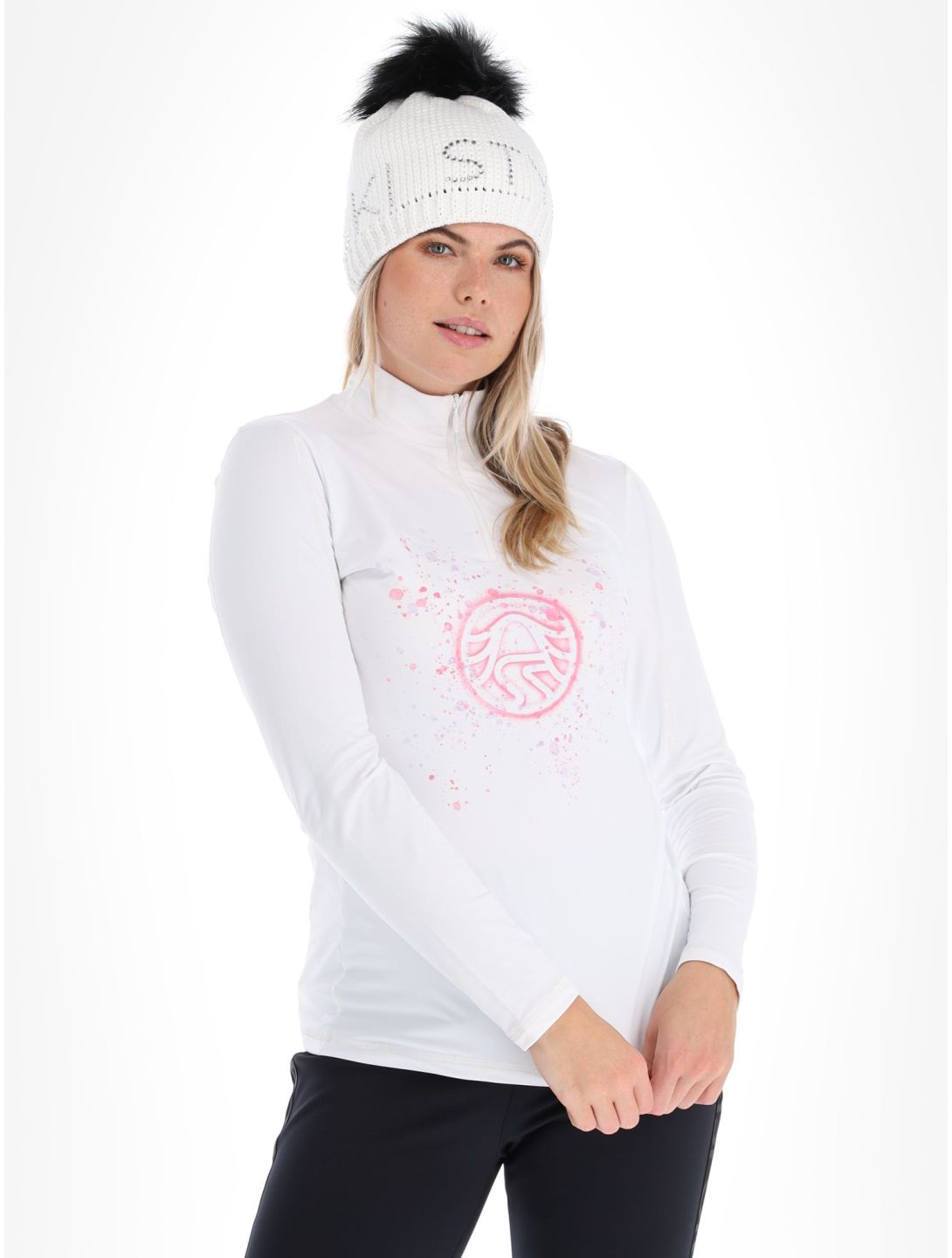 Sportalm Kitzbühel, Beth skipully dames Optical white wit 