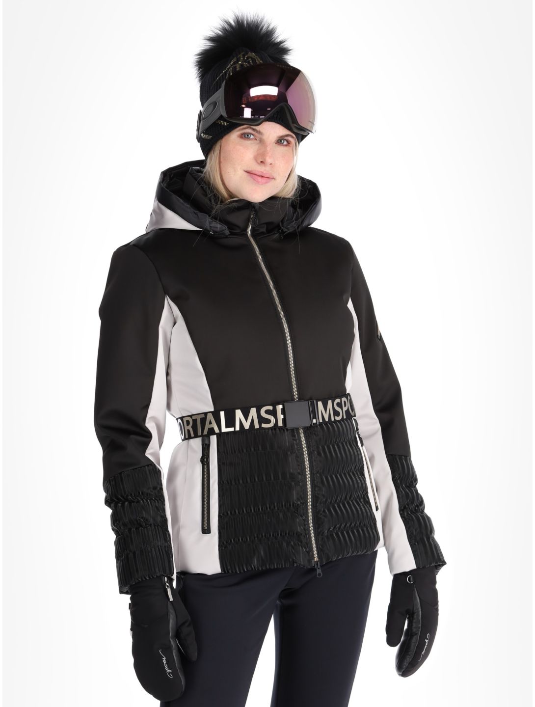 Sportalm Kitzbühel, Marbella NE m.Kap.o.P. ski-jas dames Black zwart 