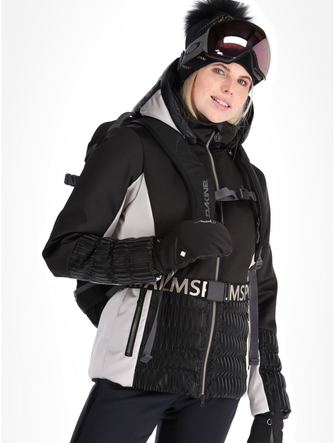 Sportalm Kitzbühel, Marbella NE m.Kap.o.P. ski-jas dames Black zwart 