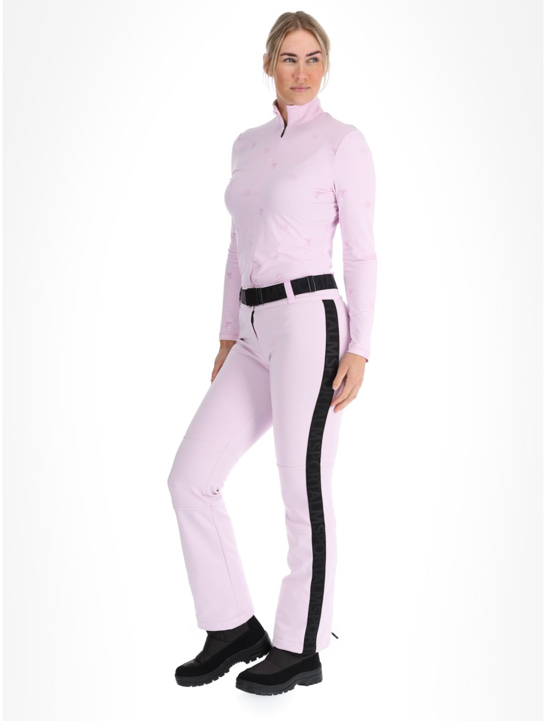 Sportalm Kitzbühel, Mayli CH softshell skibroek dames Chalk Pink roze 