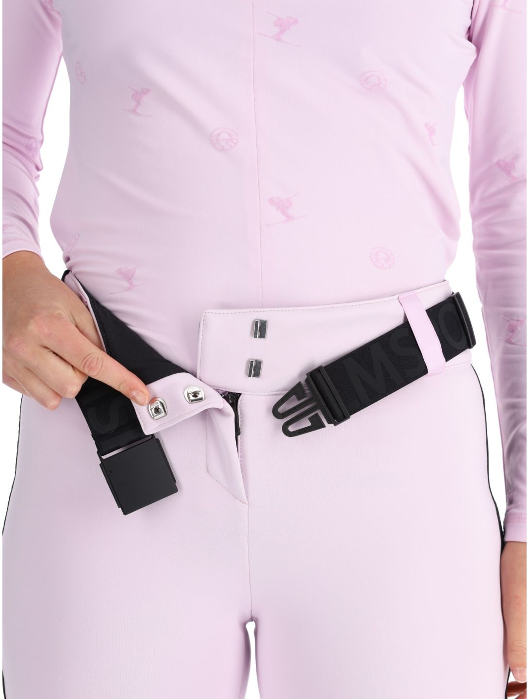 Sportalm Kitzbühel, Mayli CH softshell skibroek dames Chalk Pink roze 