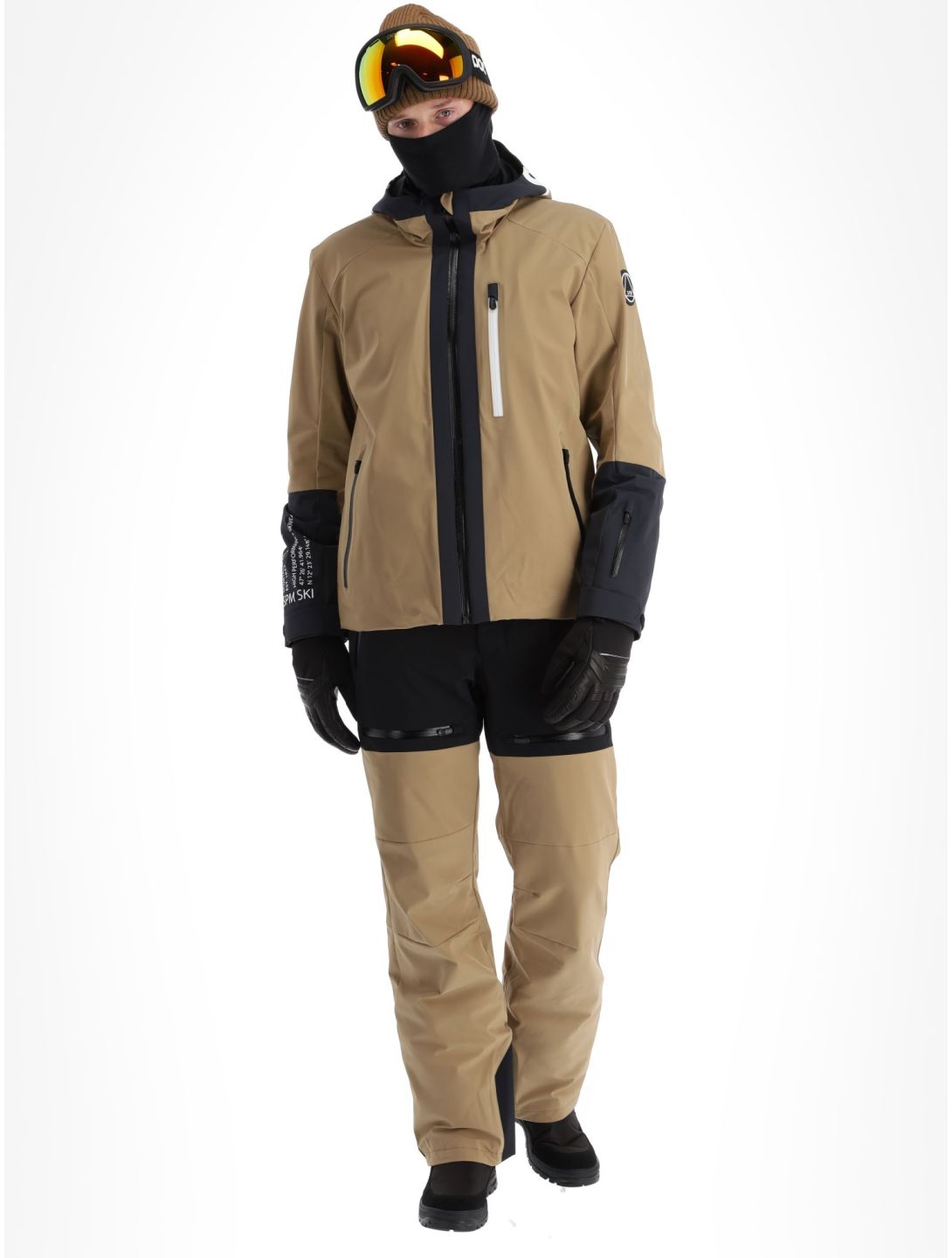 Sportalm Kitzbühel, My Shell m.Kap.o.P. ski-jas heren Cognac beige 