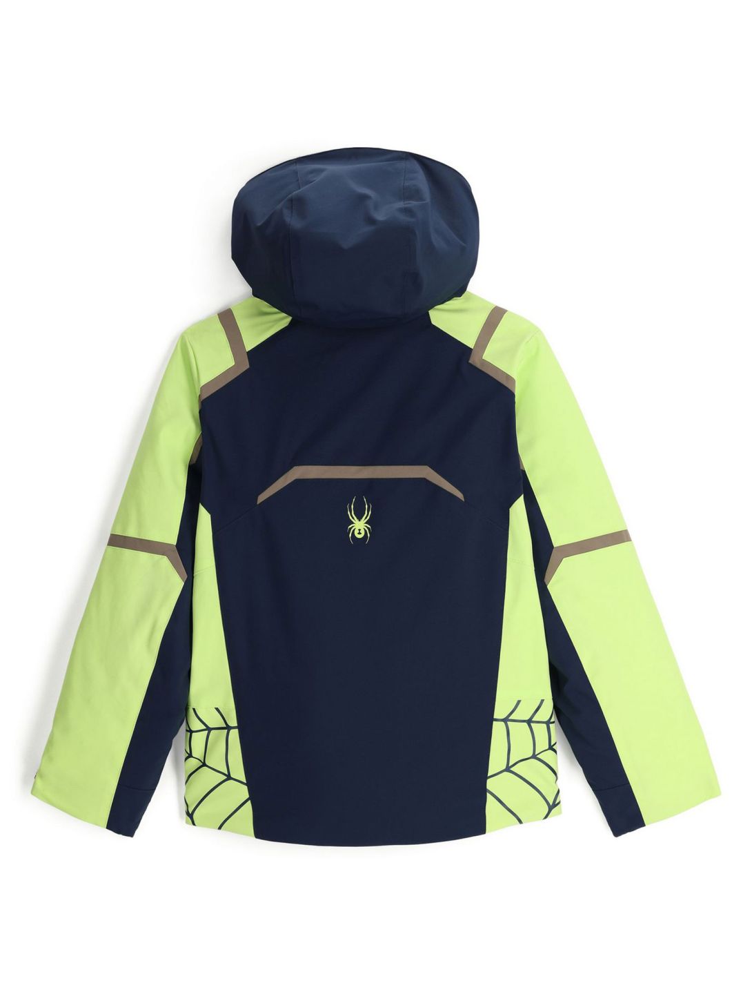 Spyder, Challenger ski-jas kinderen True Navy blauw, groen 