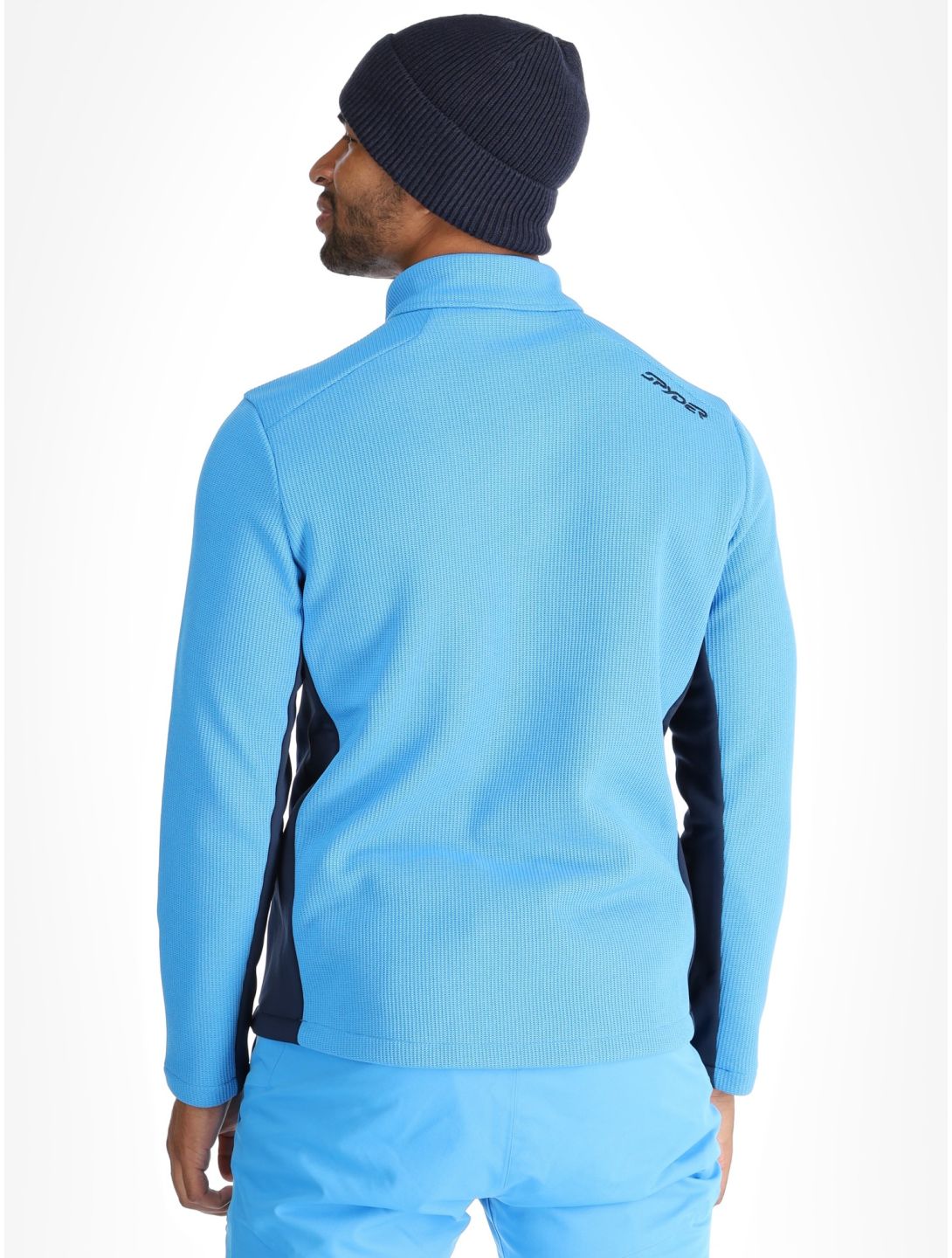 Spyder, Bandit 1/2 Zip skipully heren Aether Blue blauw 