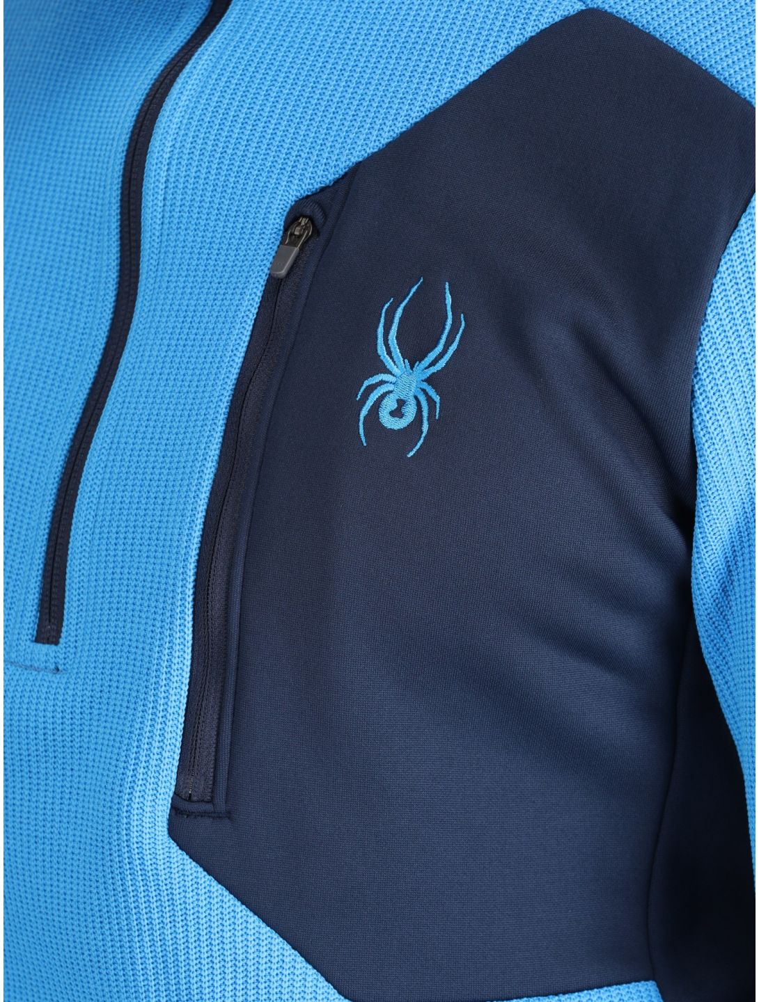 Spyder, Bandit 1/2 Zip skipully heren Aether Blue blauw 