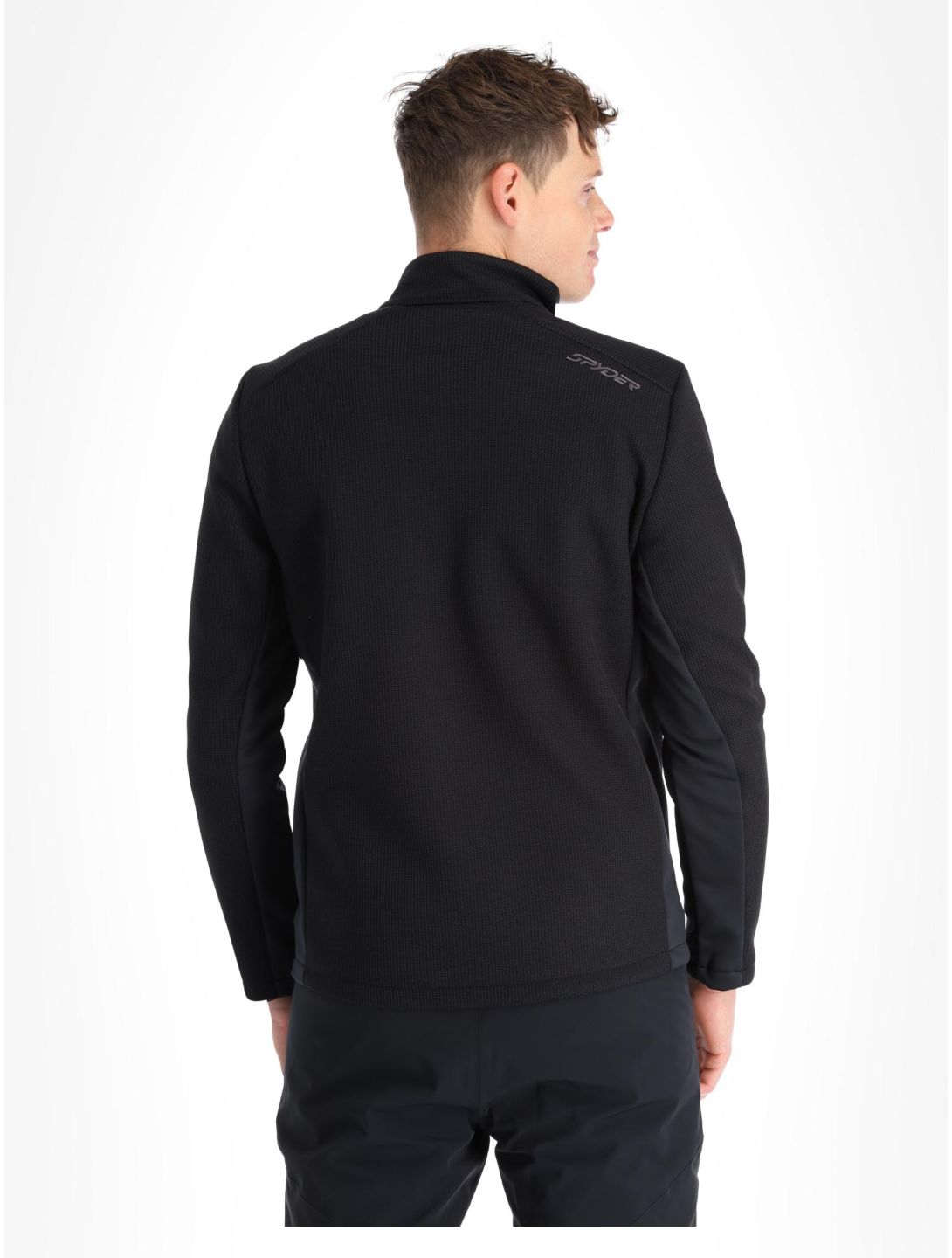 Spyder, Bandit 1/2 Zip skipully heren Black zwart 