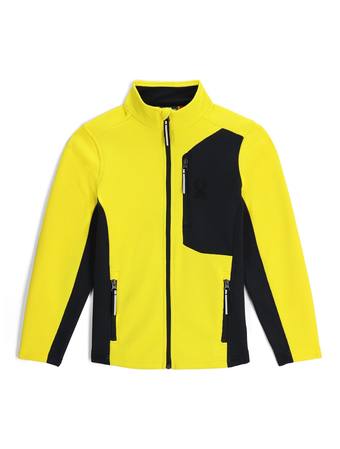 Spyder, Bandit vest kinderen Acid Yellow geel 