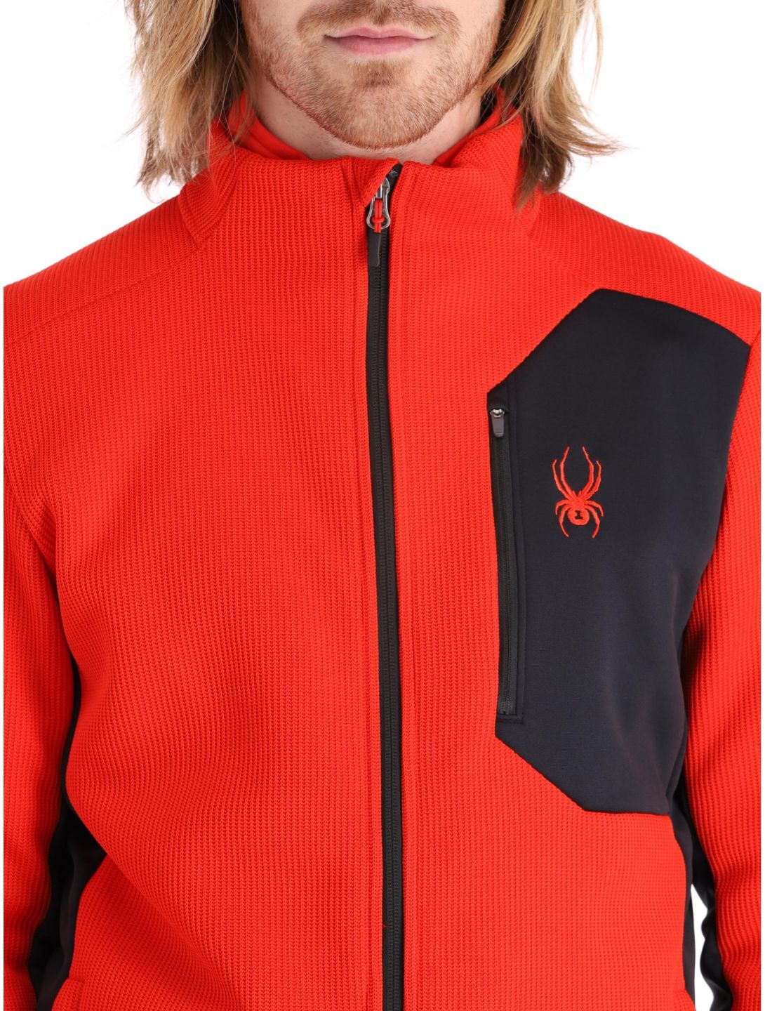 Spyder, Bandit vest heren Volcano rood 