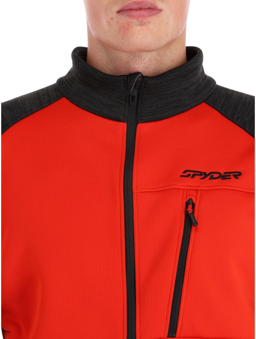 Spyder, Encore vest heren Volcano rood, zwart 