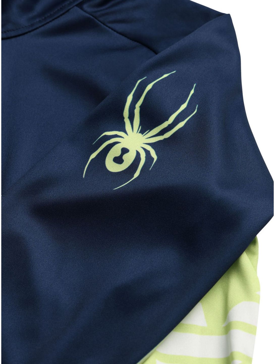 Spyder, Web 1/2 Zip skipully kinderen True Navy blauw 