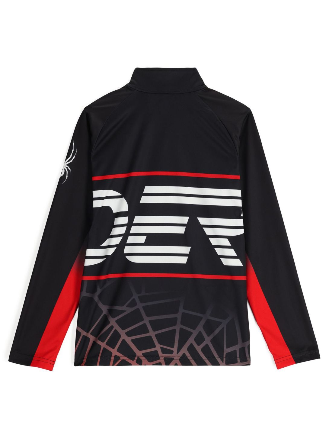 Spyder, Web 1/2 Zip skipully kinderen Black zwart 