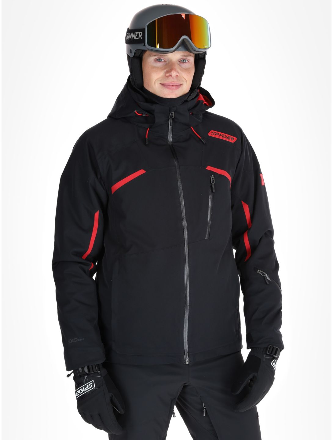 Spyder, Leader ski-jas heren Black zwart 