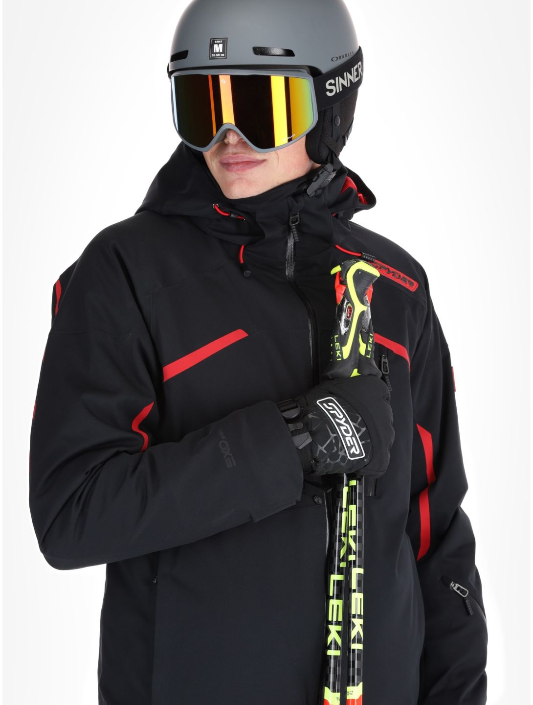 Spyder, Leader ski-jas heren Black zwart 