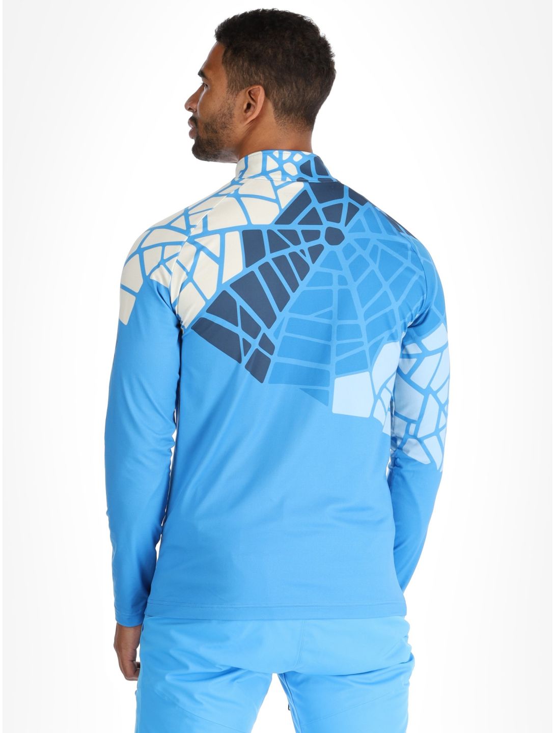 Spyder, Legacy 1/2 Zip skipully heren Aether Blue blauw 