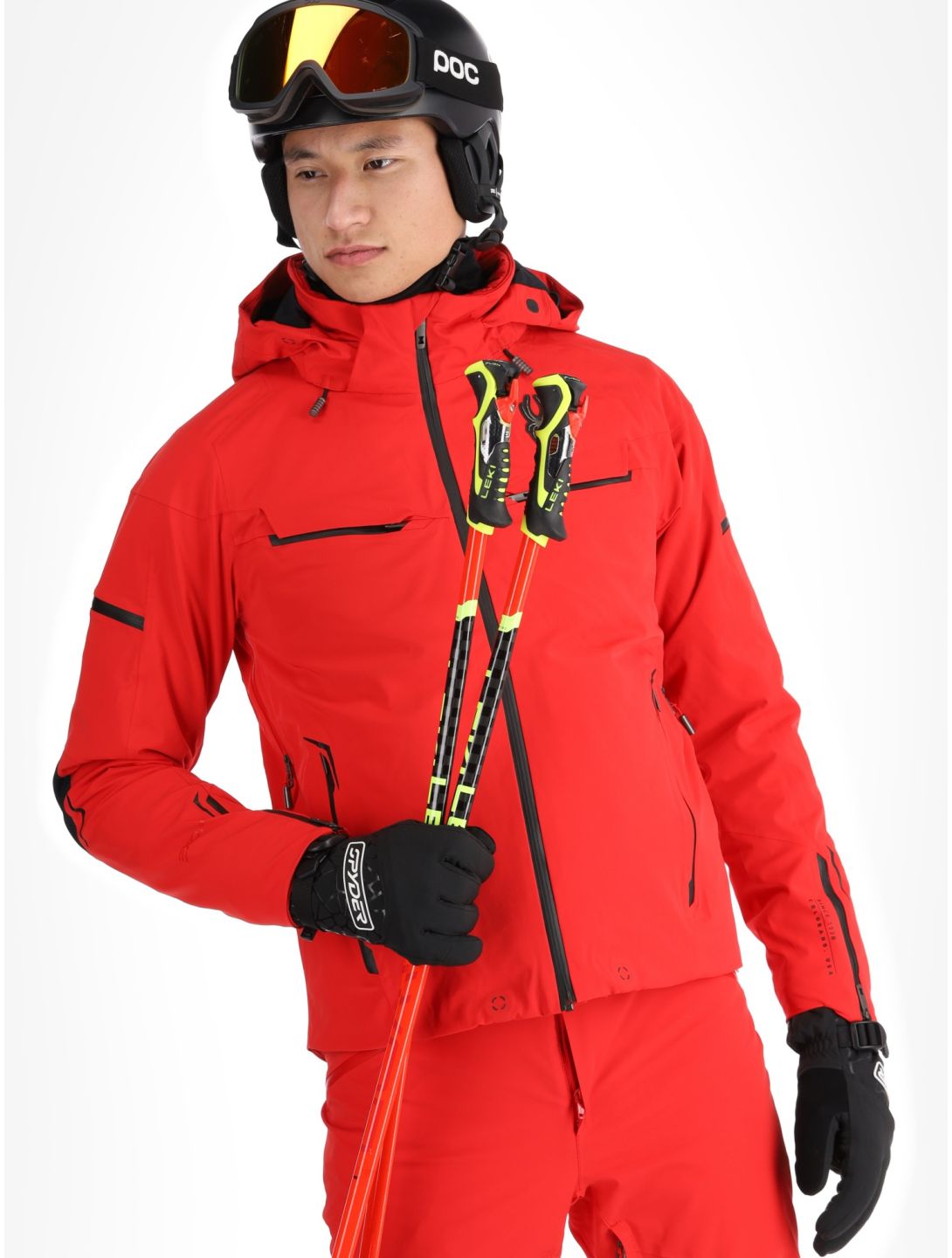 Spyder, Monterosa ski-jas heren Spyder Red rood 