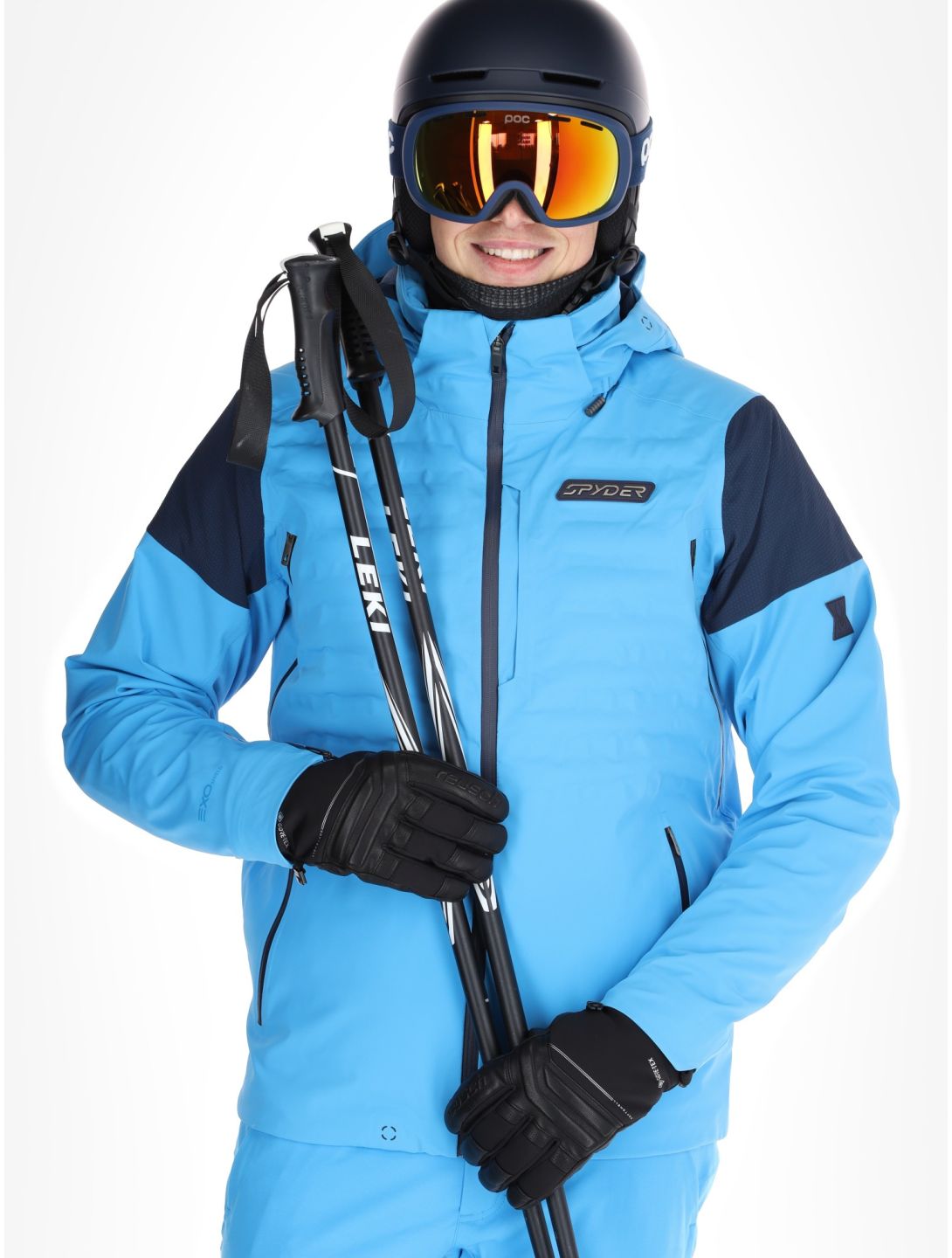 Spyder, Pinnacle ski-jas heren Aether Blue blauw 