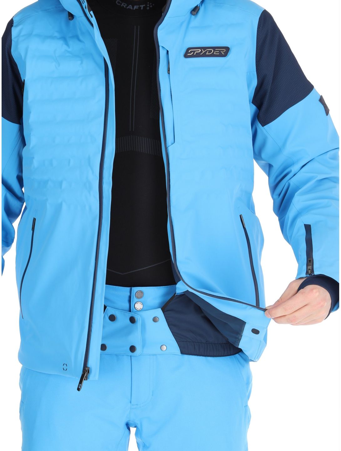 Spyder, Pinnacle ski-jas heren Aether Blue blauw 