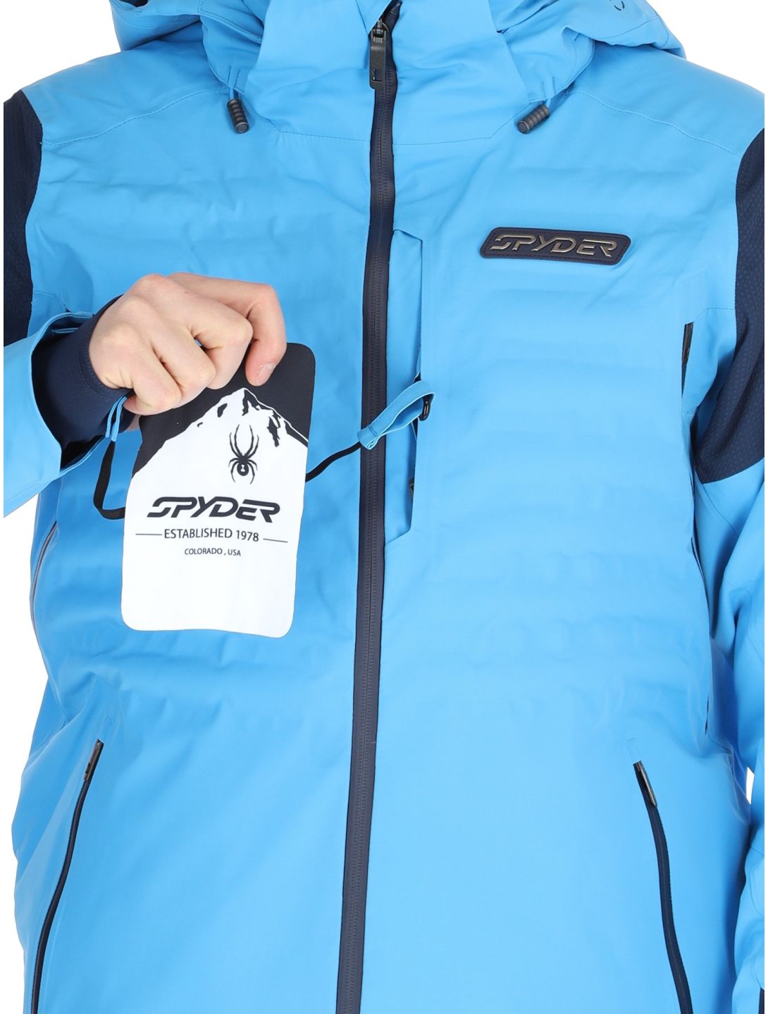 Spyder, Pinnacle ski-jas heren Aether Blue blauw 