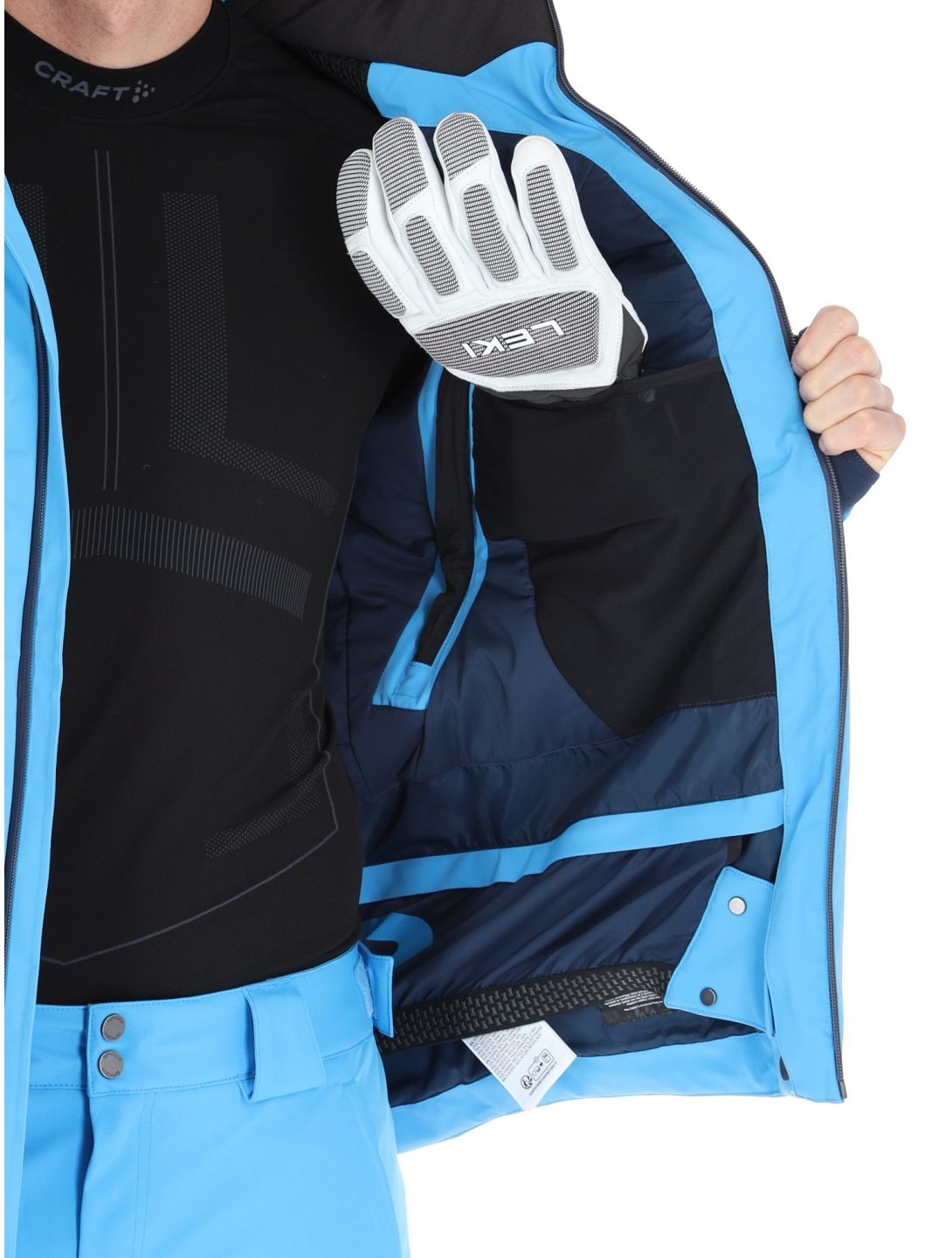 Spyder, Pinnacle ski-jas heren Aether Blue blauw 