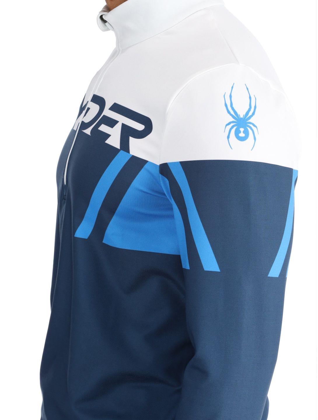 Spyder, Podium 1/2 Zip skipully heren True Navy blauw 