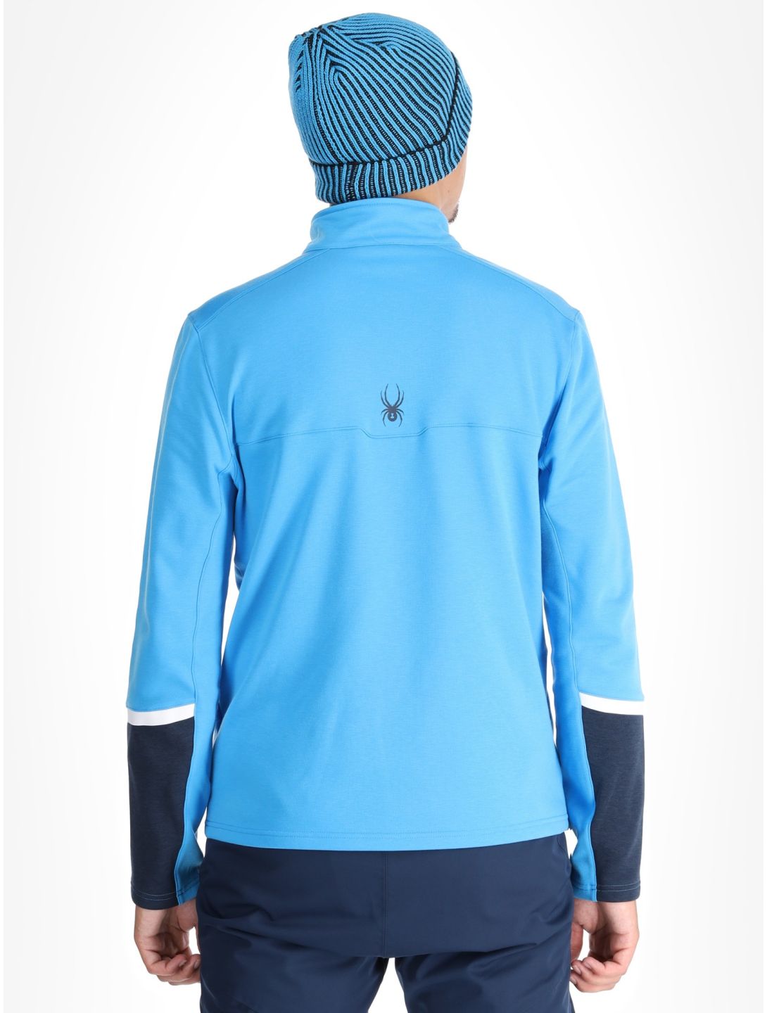 Spyder, Speed Fleece 1/2 Zip skipully heren Aether Blue blauw 