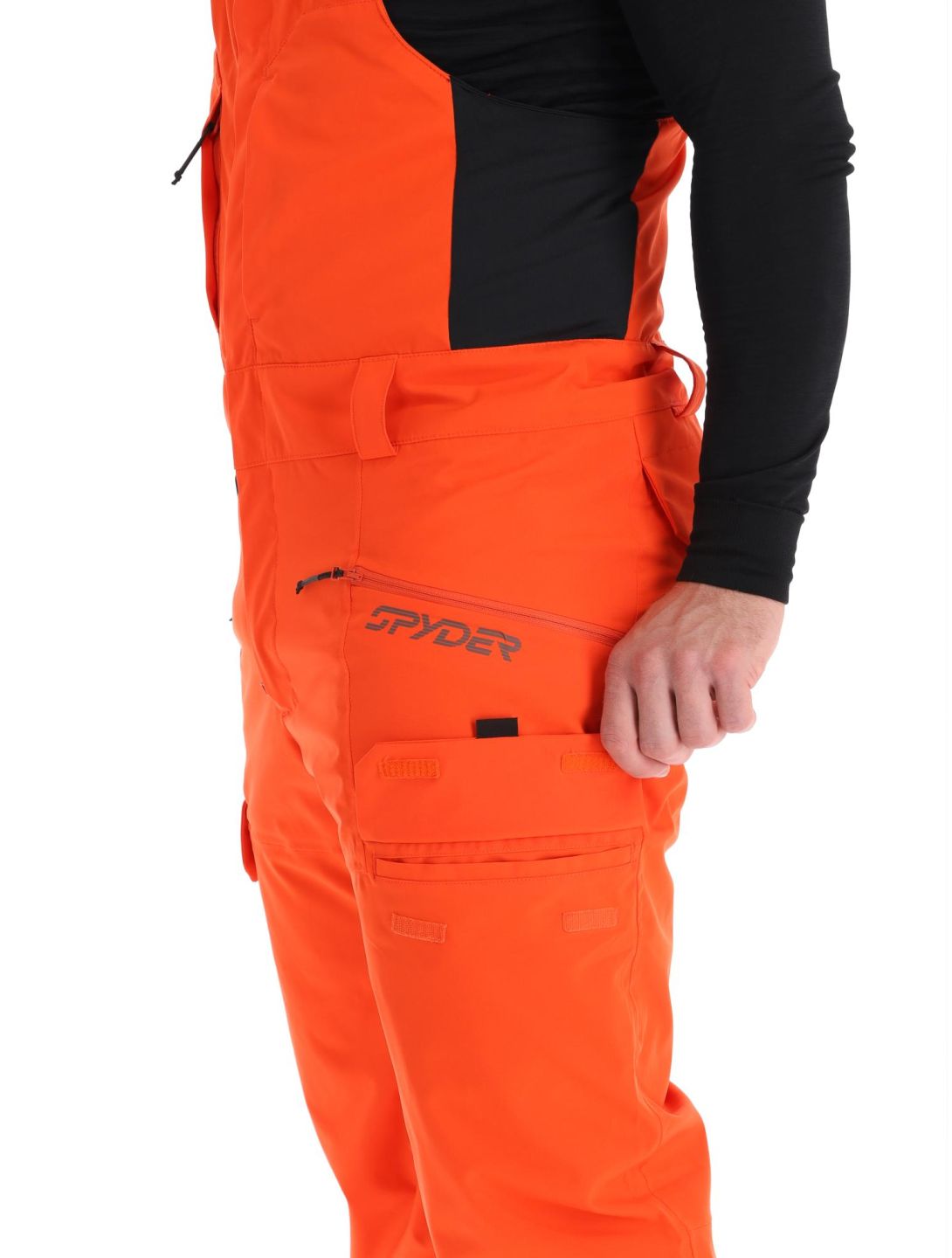 Spyder, Terrain Bib skibroek heren Twisted Orange oranje 