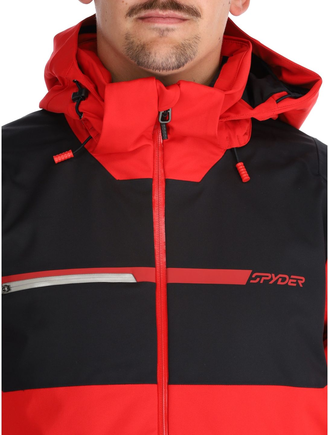 Spyder, Titan ski-jas heren Spyder Red rood, zwart 