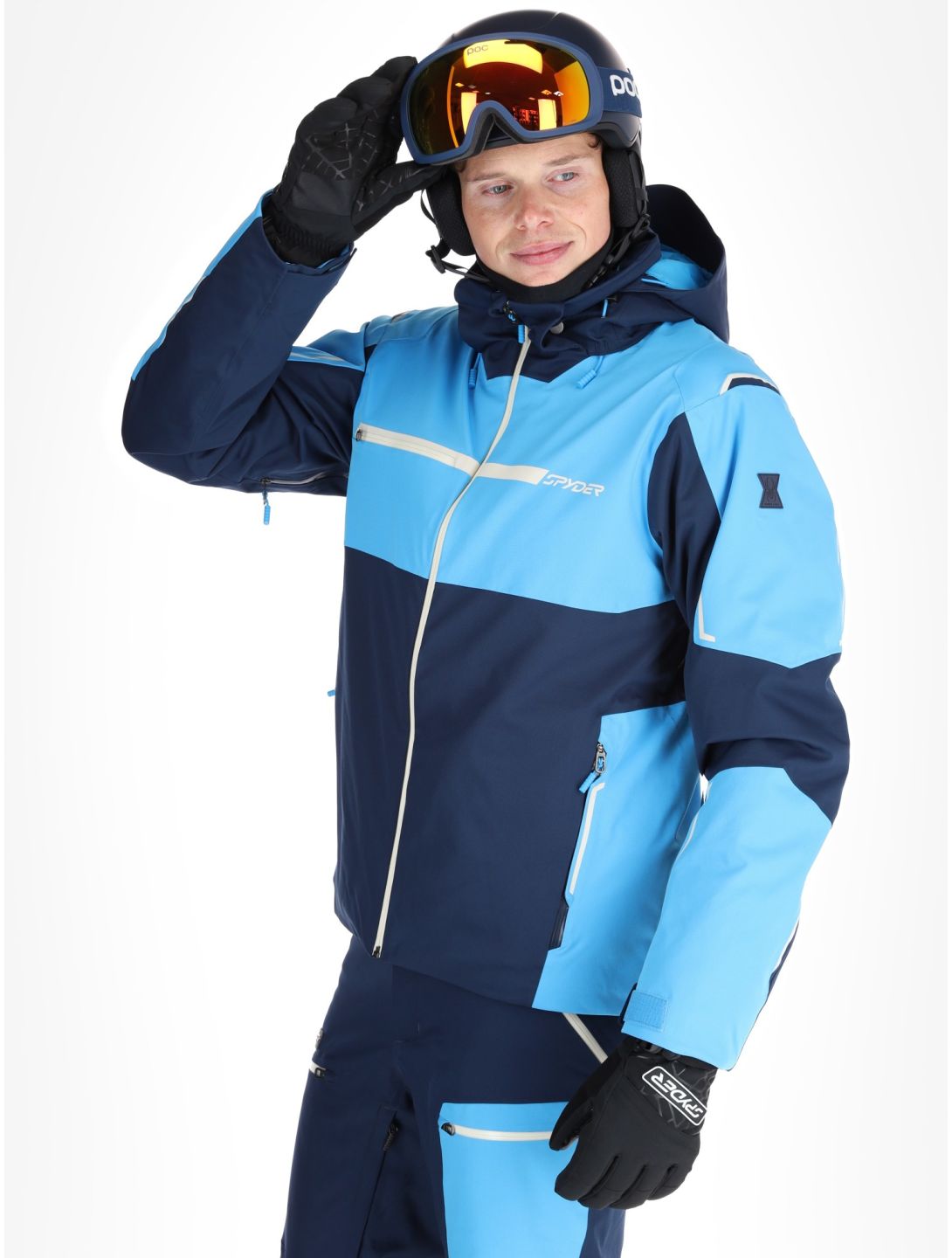 Spyder, Titan ski-jas heren True Navy blauw 