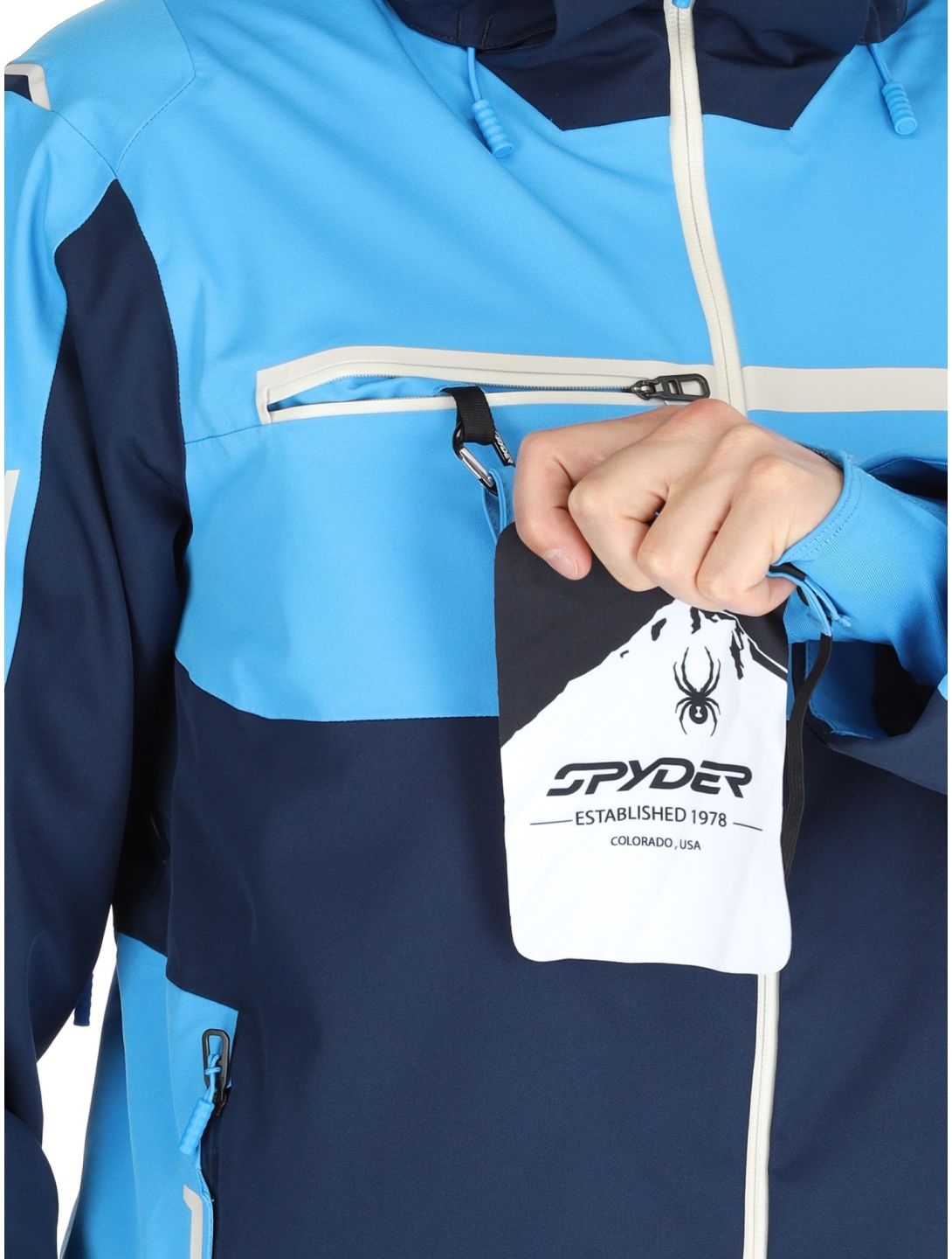 Spyder, Titan ski-jas heren True Navy blauw 