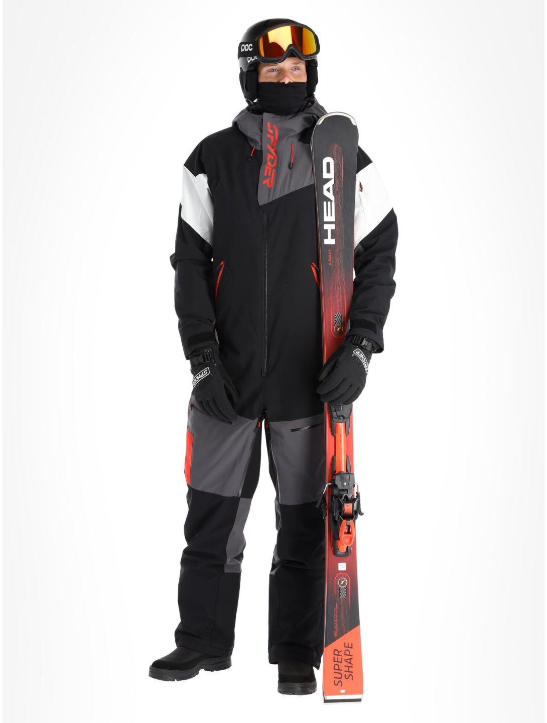 Spyder, Utility Snowsuit ski overall heren Black zwart 