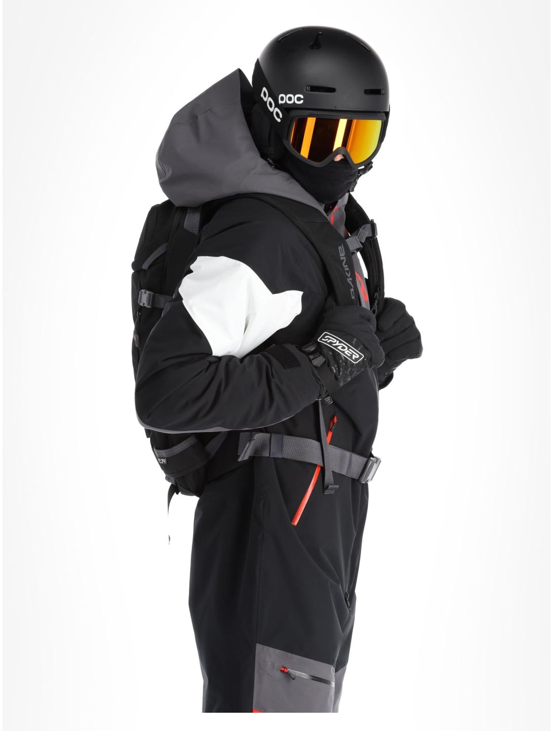 Spyder, Utility Snowsuit ski overall heren Black zwart 